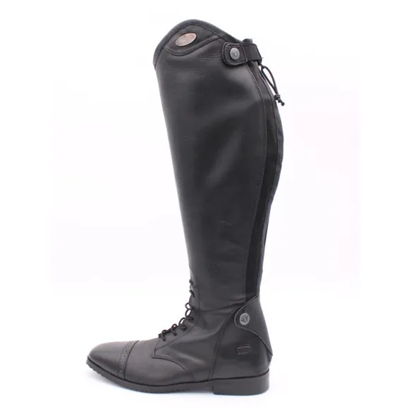 TuffRider Women's Ladies Regal Field Boots Black Leather Sz 7.5