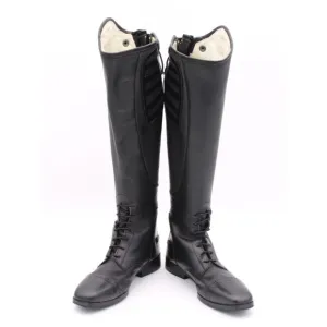 TuffRider Women's Ladies Regal Field Boots Black Leather Sz 7.5