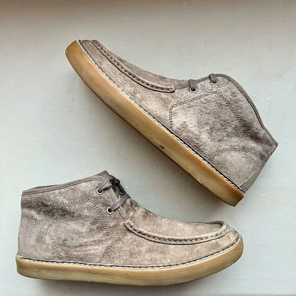 UGG Bayonne Taupe Brown Suede Lace Up Chukka Boots 1006048 Men’s US 9 EU 42
