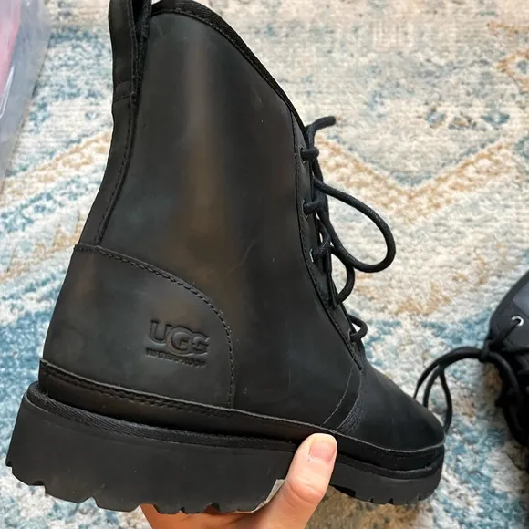 [UGG] Black Harkland Weather Boots- Men’s Size 14