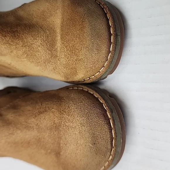 UGG Boots Brown Leather Suede Authentic Toddler Size 7