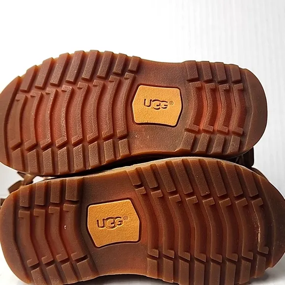 UGG Boots Brown Leather Suede Authentic Toddler Size 7