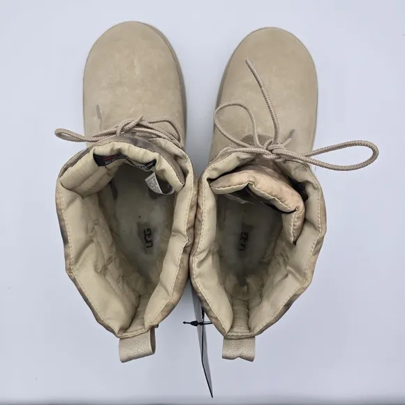 Ugg Classic Mini Lace Weather Smokescreen, Men's 8 Mustard Seed—Missing Galoshes