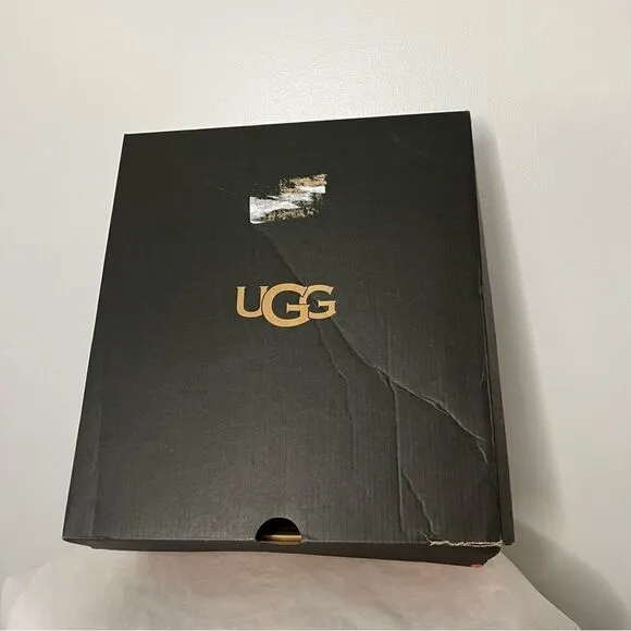 Ugg Emmett Duck Boots High Top Lace Up Black Mens Size 9, New in box