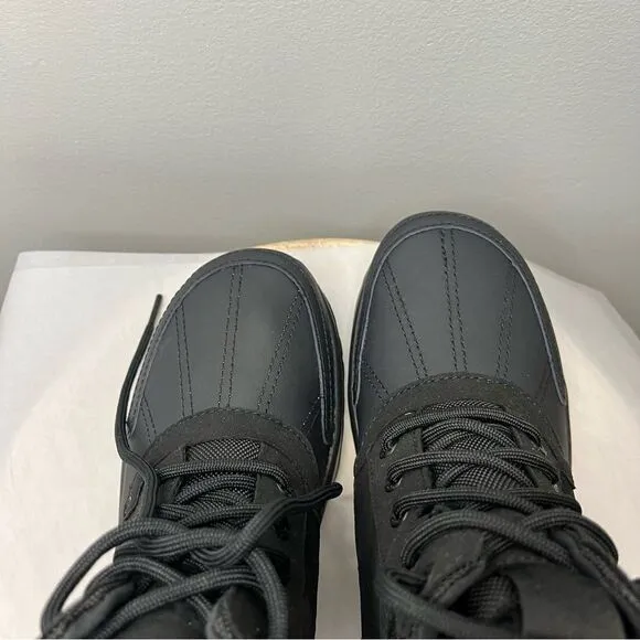 Ugg Emmett Duck Boots High Top Lace Up Black Mens Size 9, New in box