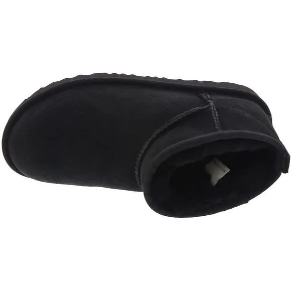 UGG Girl's Classic Ultra Mini Fashion Boots, Black Size 8M