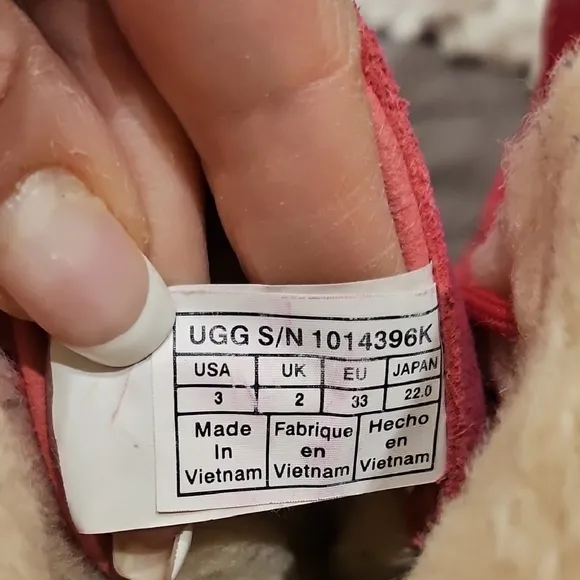 UGG Girls Pink Winter Boots