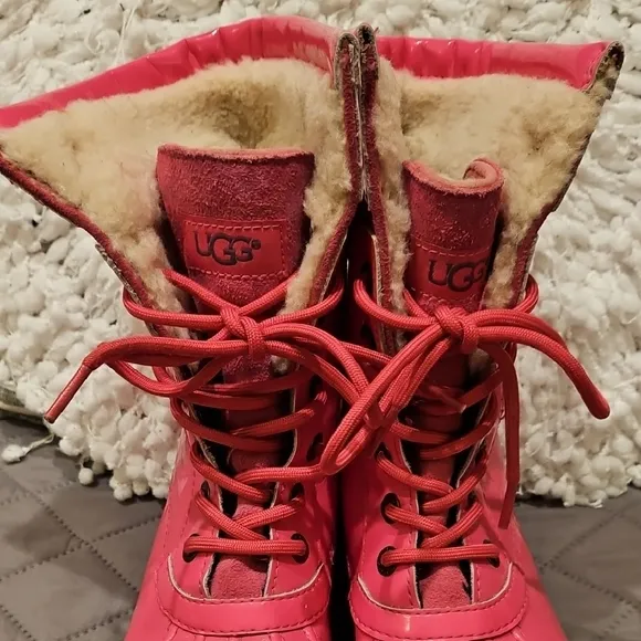 UGG Girls Pink Winter Boots