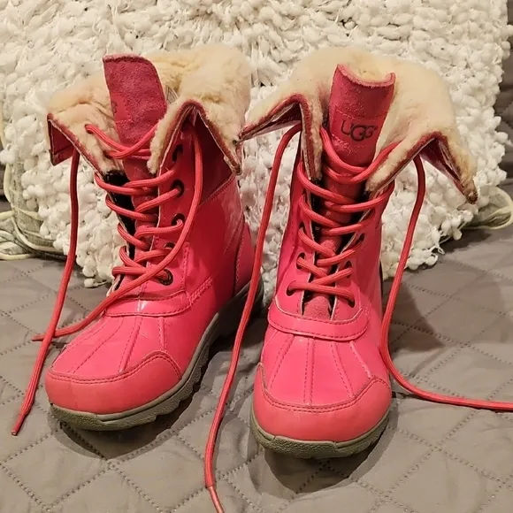 UGG Girls Pink Winter Boots