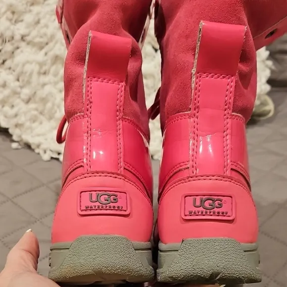 UGG Girls Pink Winter Boots