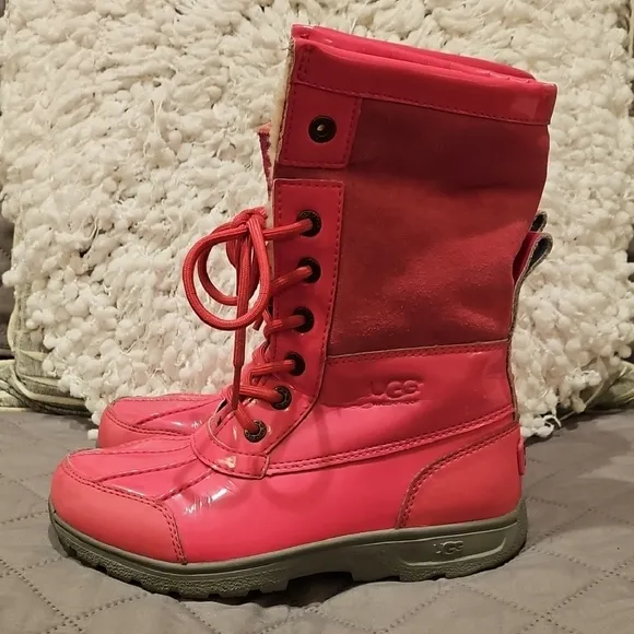 UGG Girls Pink Winter Boots