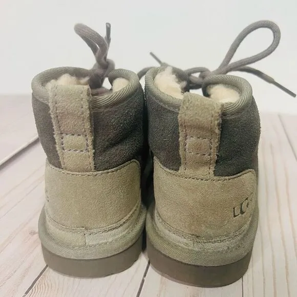 UGG Gray Ankle Boots Kids Sz 13 Little Boy/Girl
