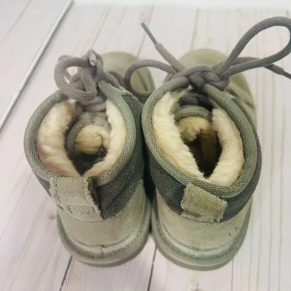 UGG Gray Ankle Boots Kids Sz 13 Little Boy/Girl
