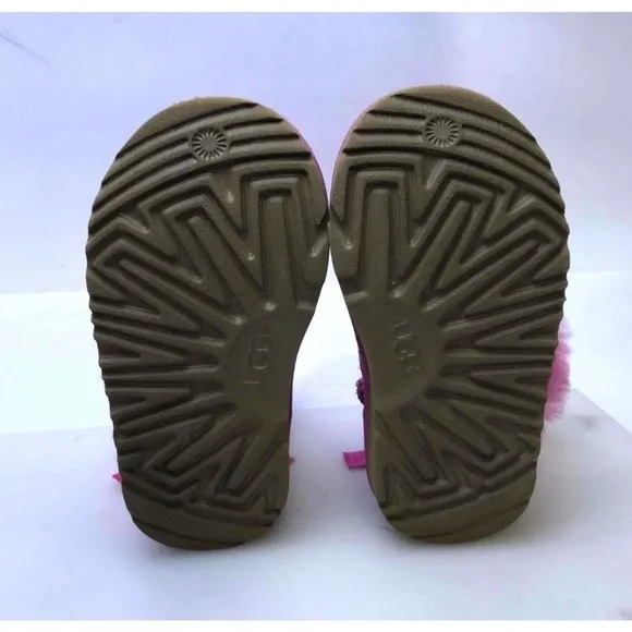 Ugg Kid's Bailey Bow II Pink Boot — Size 7