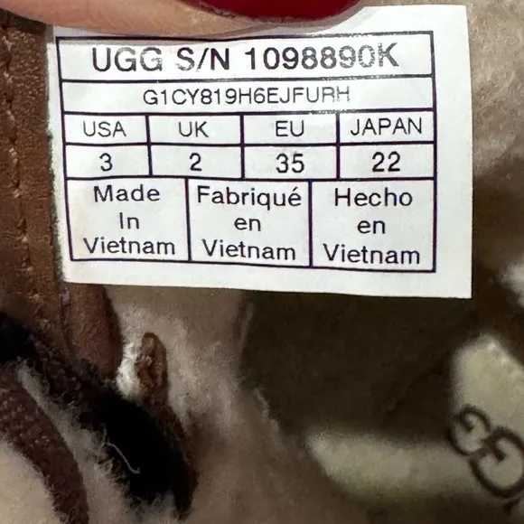 UGG Kids' Butte II CWR Boot Size 3