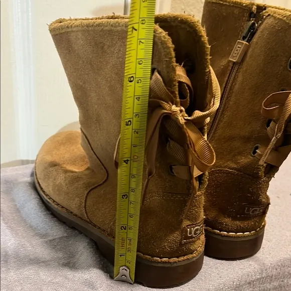 UGG Kids Tan Suede Boots