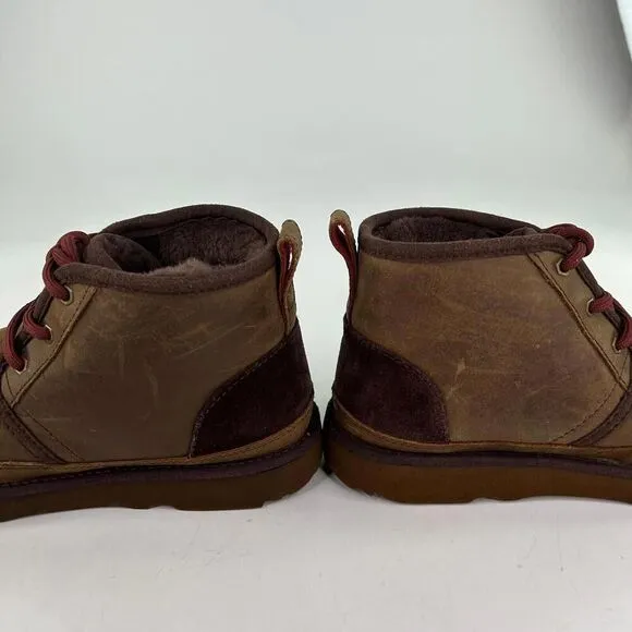 UGG Kids Neumel II Weather Chukka Boots US 3 Toddler Brown Waterproof Leather