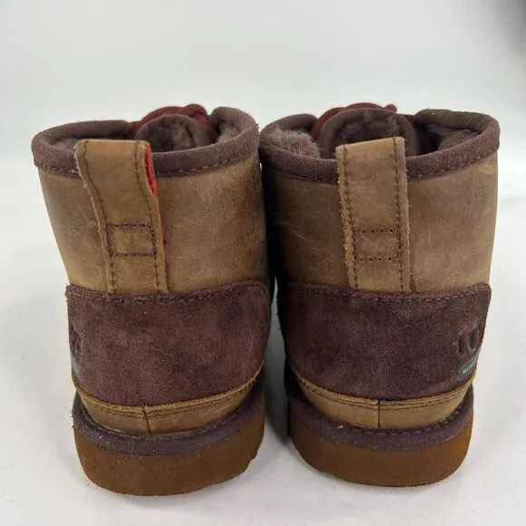 UGG Kids Neumel II Weather Chukka Boots US 3 Toddler Brown Waterproof Leather