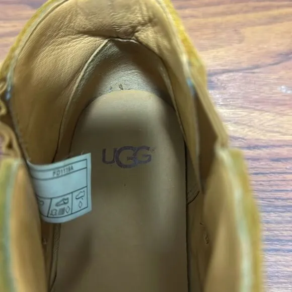 Ugg McClaire Chestnut Suede Ankle Boots. Size 9.