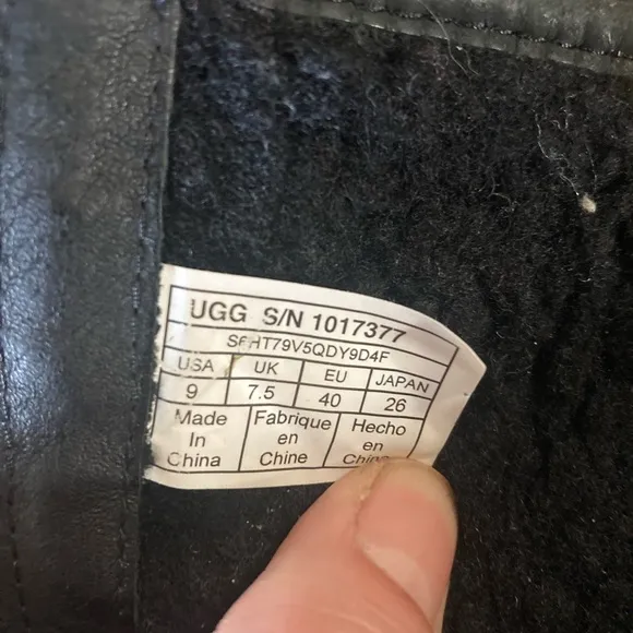 Ugg Robbie Motorcycle Boots size 9