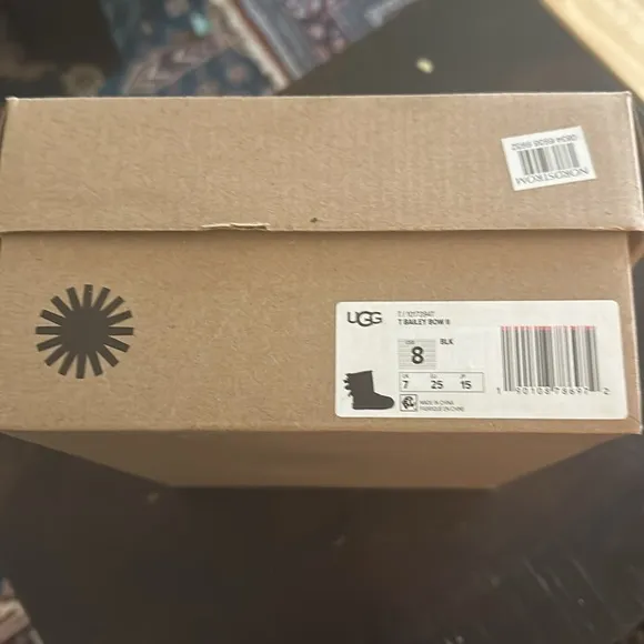 Ugg toddler black boots water resistant