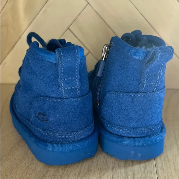UGG Toddler Blue Suede Boots