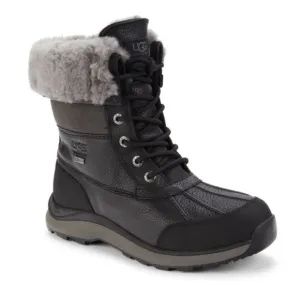 UGG Women's Adirondack Waterproof Black / Gray Winter Boots - Size 7