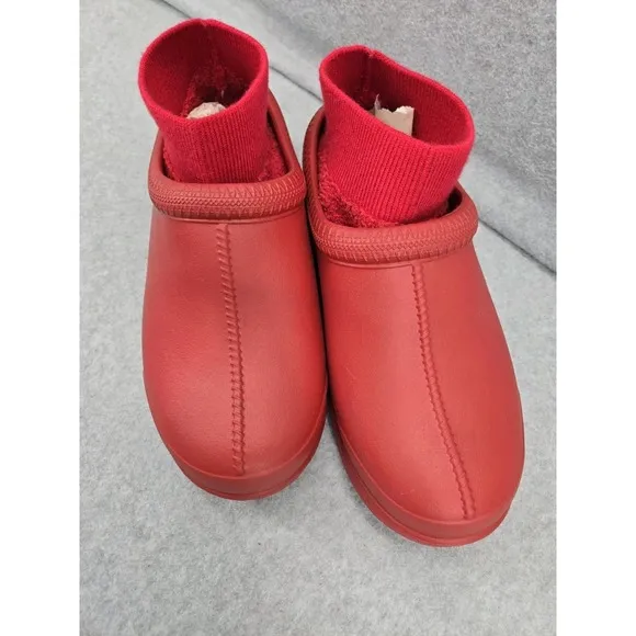 UGG Women's Tasman X Clogs Waterproof Shoes Clogs 1125730 Size 9 Red New