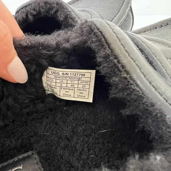 UGG x Telfar Loafer Slippers / House Shoes in Black