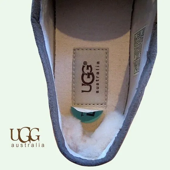 UGG australia NEW Canvas Textile Leather/Suede Upper Jute Slip-On Loafer 5.5M