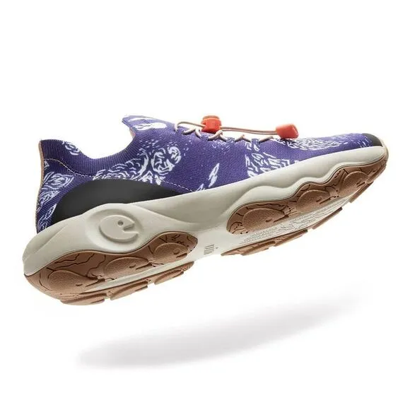 UIN Men's Walking Shoes Non-Slip Comfort Sneaker( SPREAD-BLUE CAZORLA I)