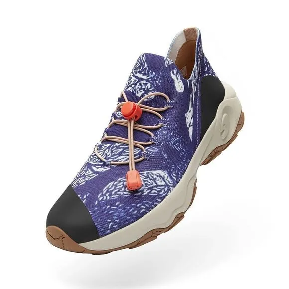 UIN Men's Walking Shoes Non-Slip Comfort Sneaker( SPREAD-BLUE CAZORLA I)