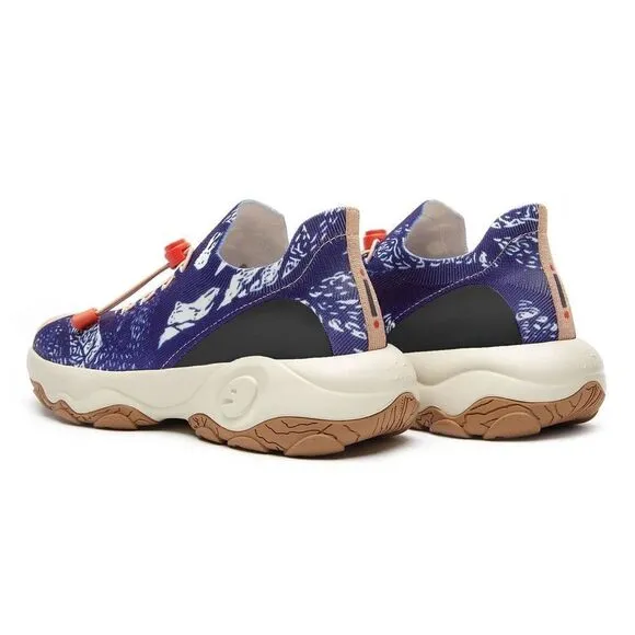 UIN Men's Walking Shoes Non-Slip Comfort Sneaker( SPREAD-BLUE CAZORLA I)
