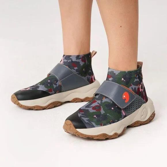UIN Women's Walking Shoes Comfort Sneaker(Dye-Grey Green Cazorla II) No Box