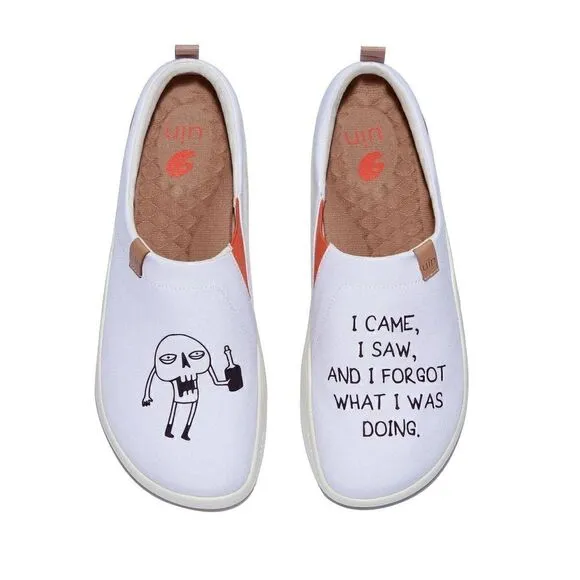 UIN Women's Walking Shoes Slip On Casual Sneaker (Toledo X Who Am I 5 )