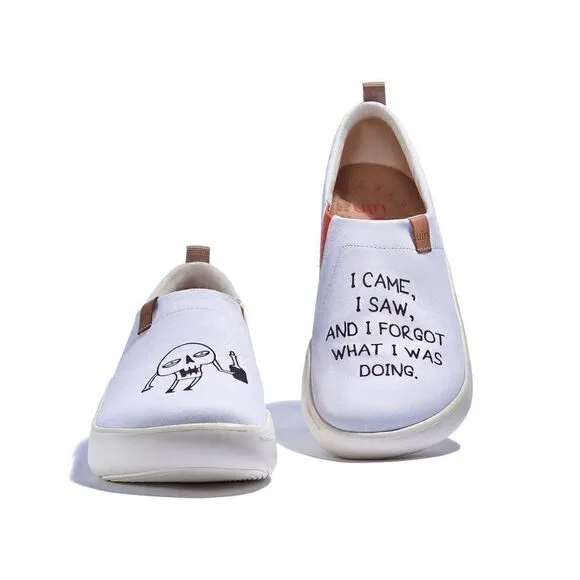 UIN Women's Walking Shoes Slip On Casual Sneaker (Toledo X Who Am I 5 )