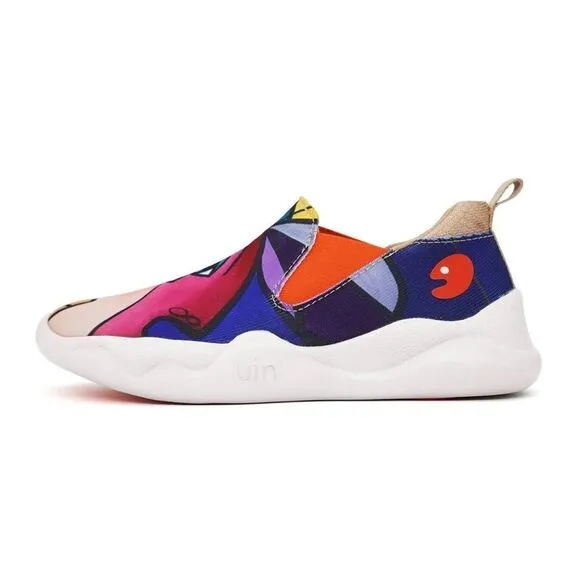 UIN Women's Sneakers Lightweight Walking Comfy Shoes(Fantasy Mijas II)New No Box