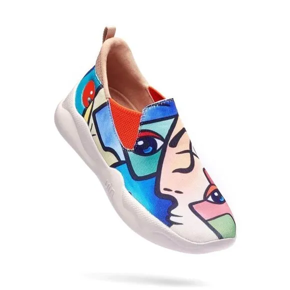 UIN Women's Sneakers Lightweight Walking Comfy Shoes(Fantasy Mijas II)New No Box