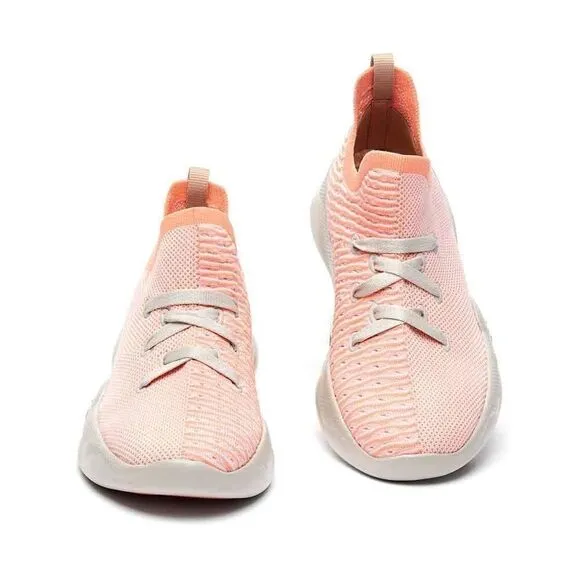 UIN Women's Sneakers Lightweight Walking Comfy Shoes (Mijas- Coral Red)