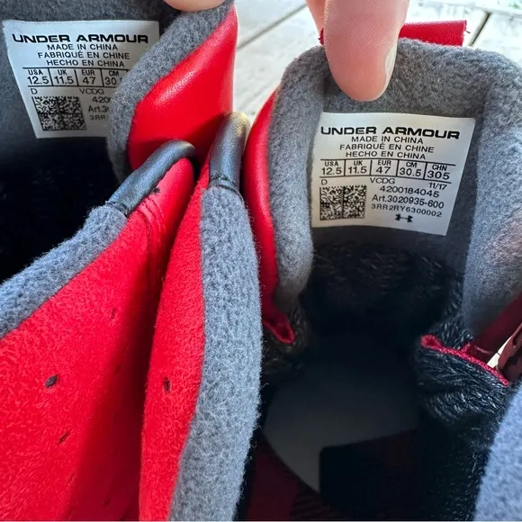 Under Armour Govie Fat Tire Charged Boots Olympic Canada 12.5