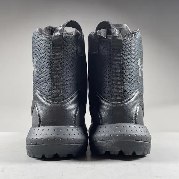 Under Armour Micro G Valsetz Mid Men 10.5 Triple Black Tactical Boots Waterproof