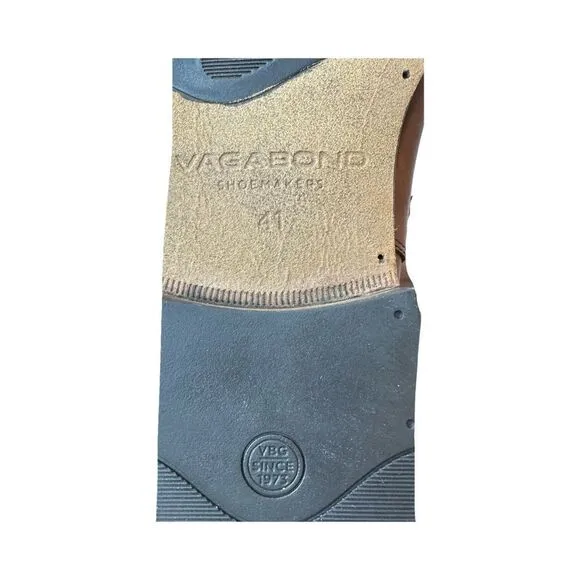 Vagabond Amina Leather Chelsea Boot in Cognac Size 41 EU 11 US