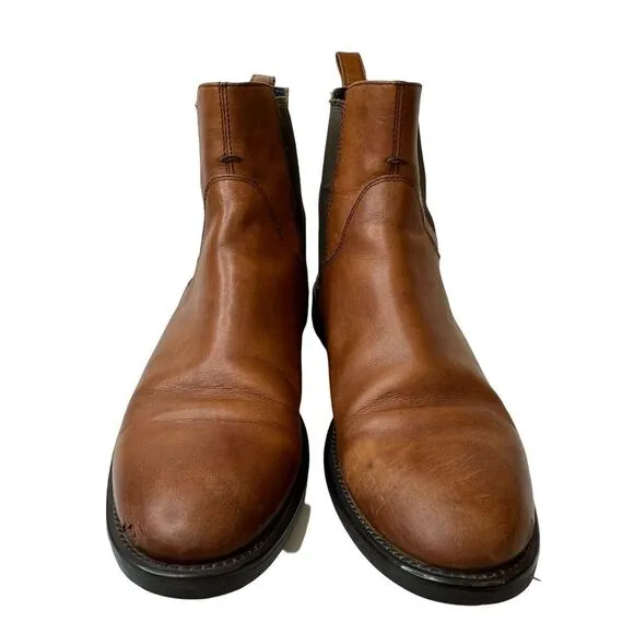 Vagabond Amina Leather Chelsea Boot in Cognac Size 41 EU 11 US