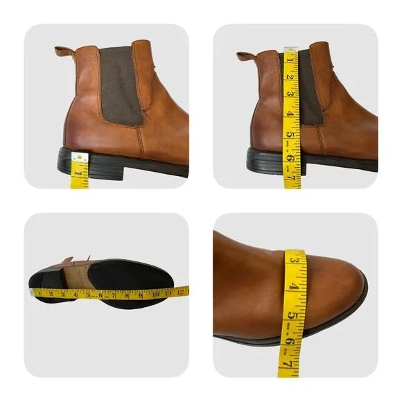 Vagabond Amina Leather Chelsea Boot in Cognac Size 41 EU 11 US