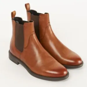 Vagabond Amina Leather Chelsea Boot in Cognac Size 41 EU 11 US