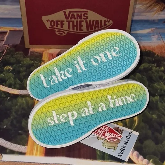Vans Colorful Era Elastic Lace Shoes Size 6T