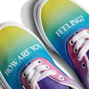 Vans Colorful Era Elastic Lace Shoes Size 6T