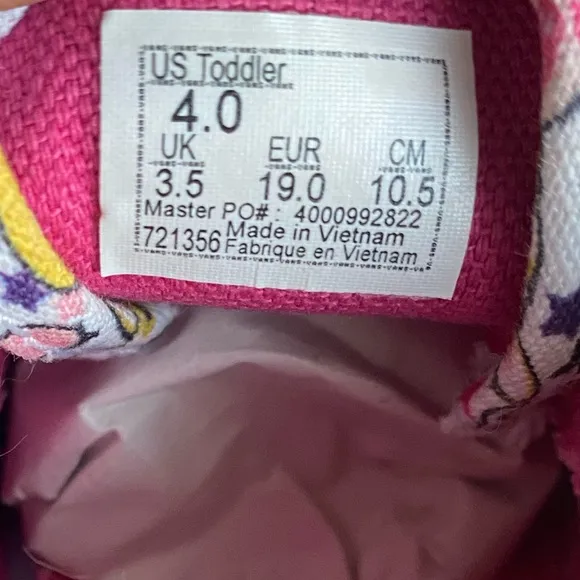 Vans Corgi dog Multicolor Toddler Sneakers- SZ 4 C