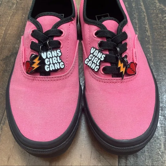 Vans Girl Gang Kids Slip On Sz 3 Youth