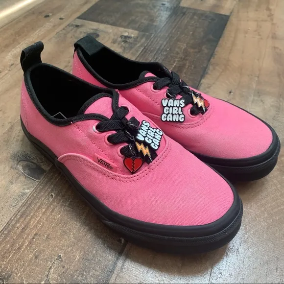 Vans Girl Gang Kids Slip On Sz 3 Youth